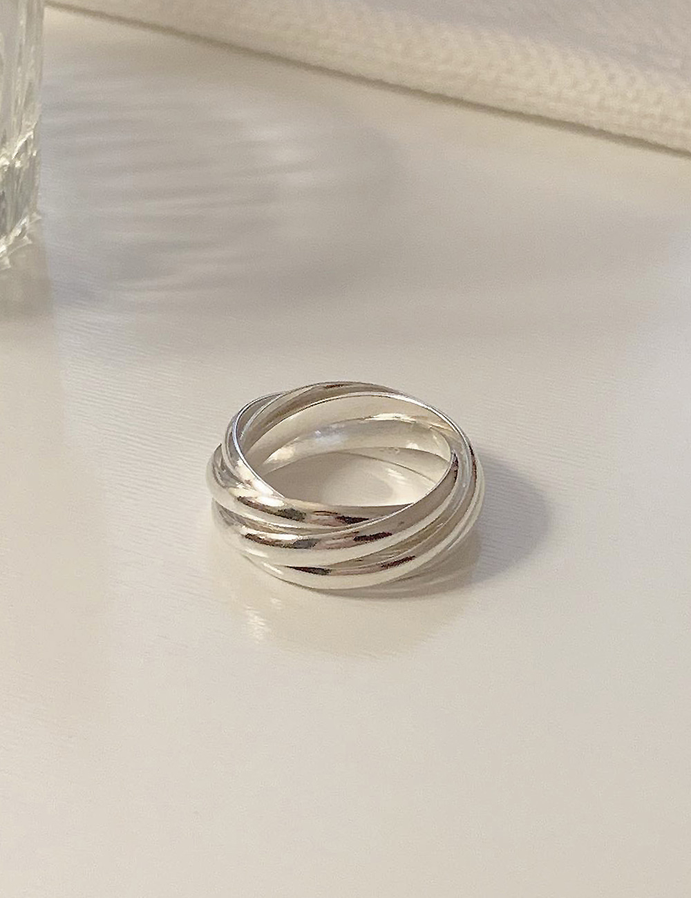 (silver 92.5) Weave ring