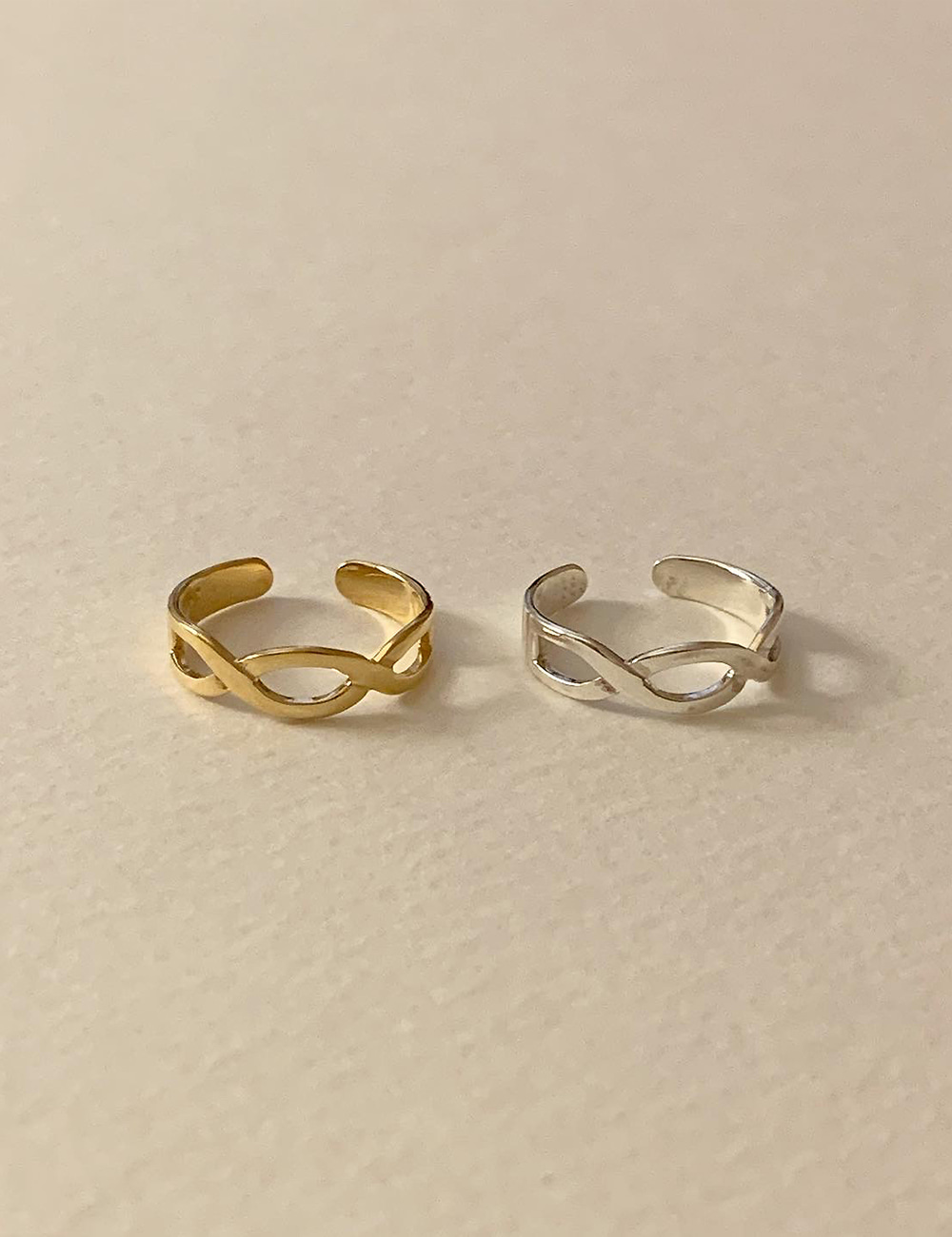 (silver 92.5) Roing mini ring