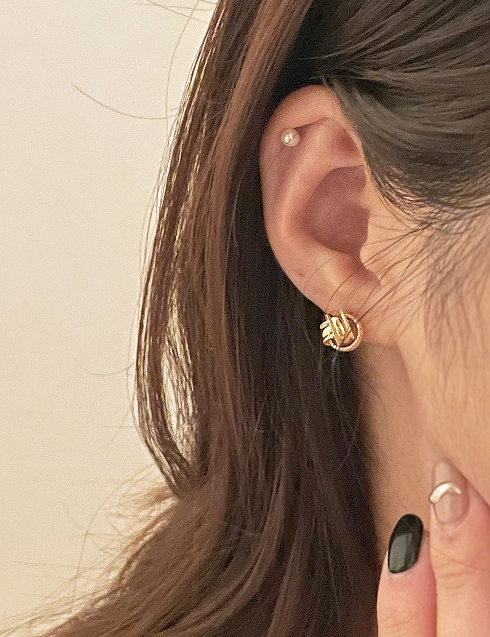 (silver925)Merry boll earring