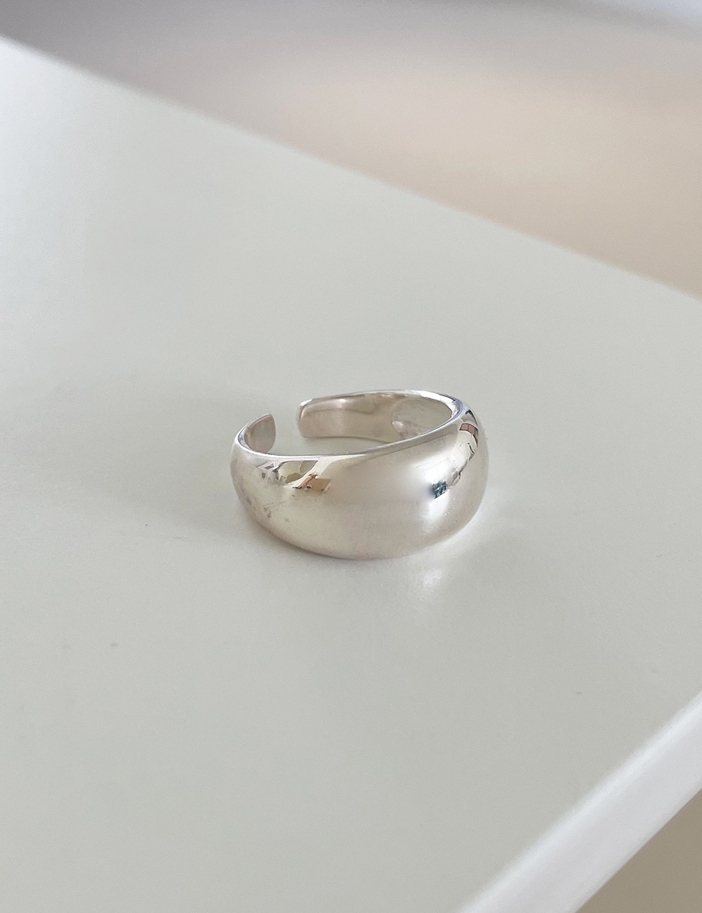 (silver 92.5)Sent bold ring
