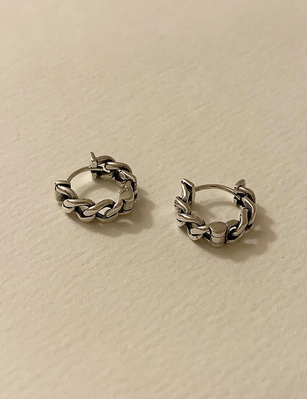 (silver 92.5) Oil earring * 2size