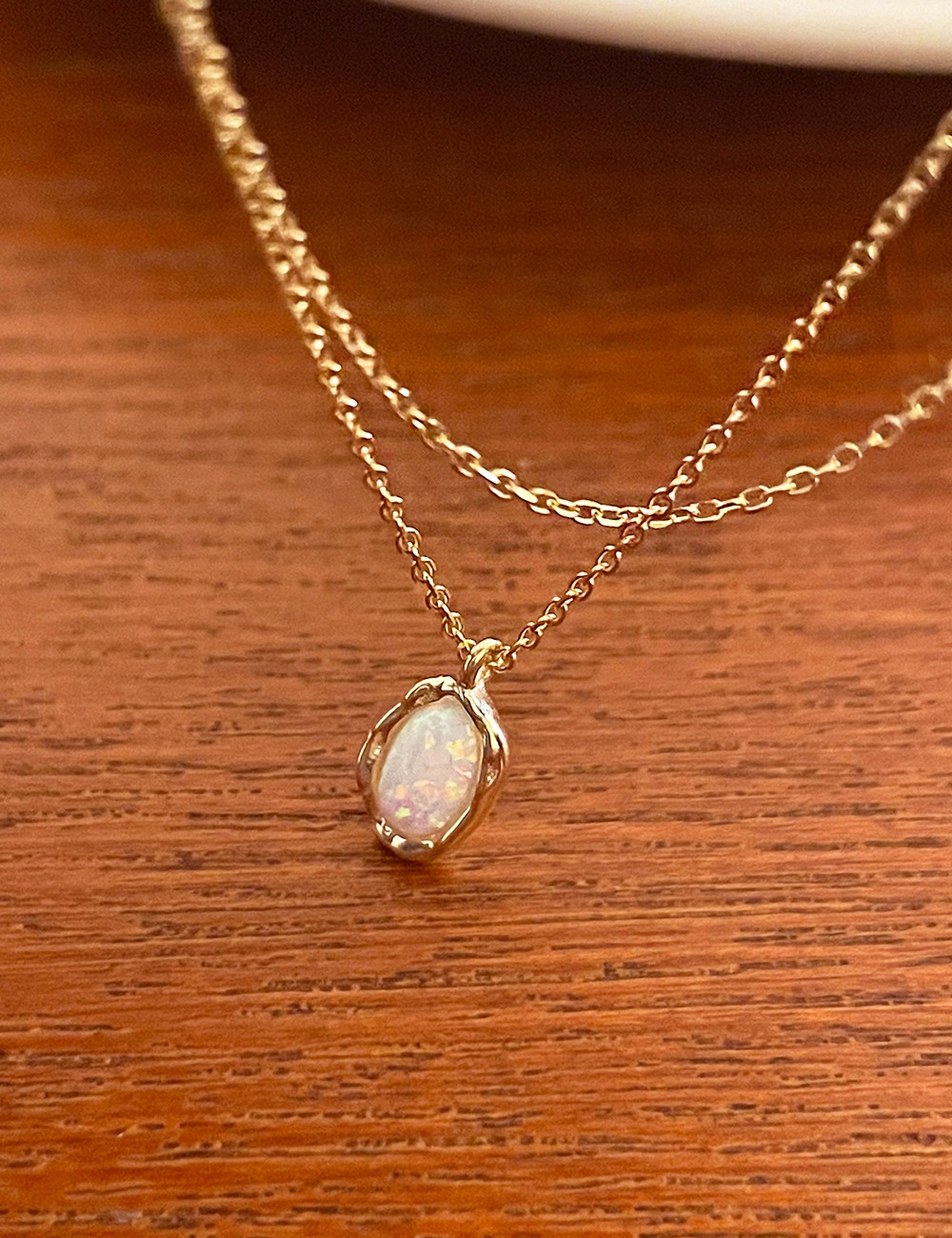 (silver 92.5) Innerr gemstone necklace