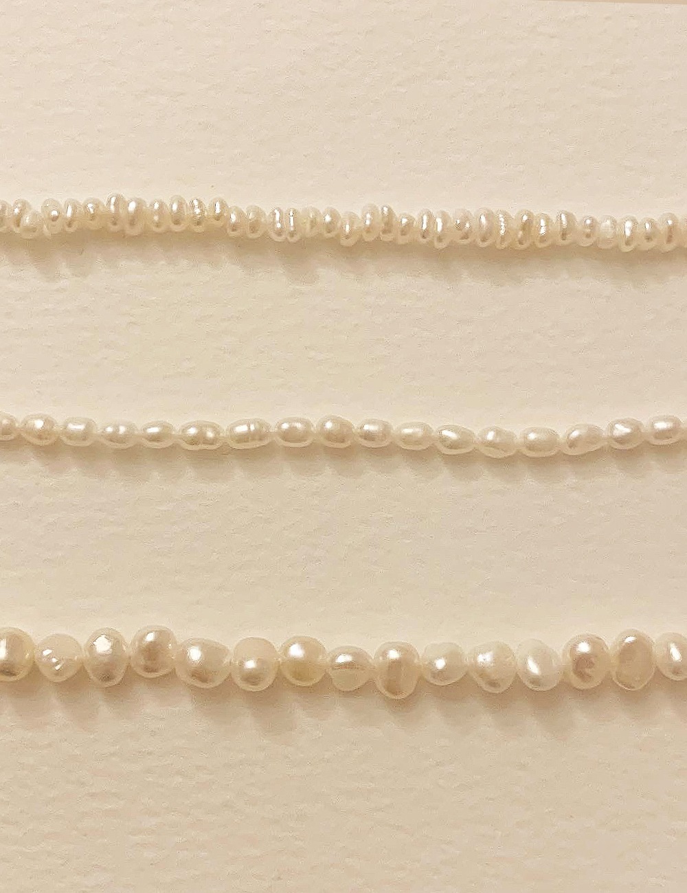 (silver 92.5) Pearl choker necklace