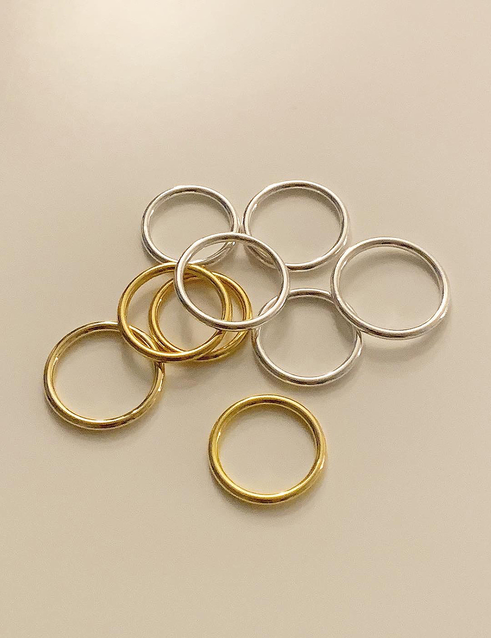 *주문폭주! (silver 92.5) Daily ring / 2mm